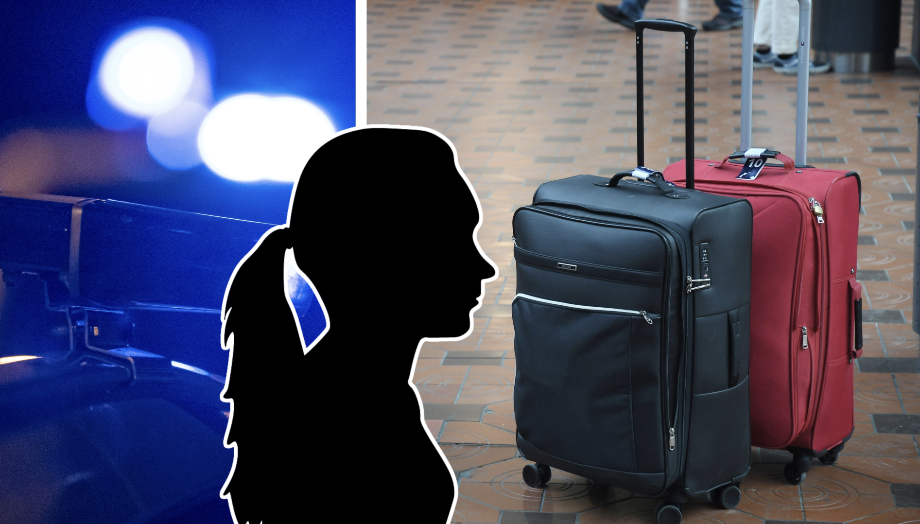 Kvinnans kvarlevor hittades i två resväskor.